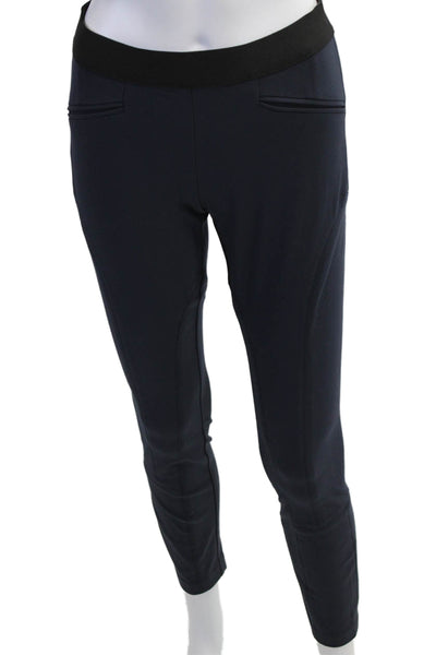 Theory Women Ankle Dress Pants Dark Blue Inseam 28 Size 0