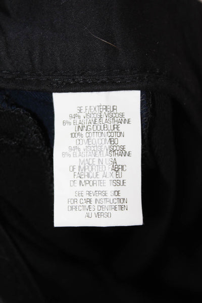 Theory Womens Ankle Jeggings Black Size 6