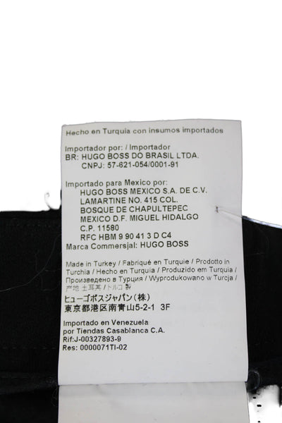 Boss Hugo Boss Women Ankle Dress Pants Black Wool Size 4