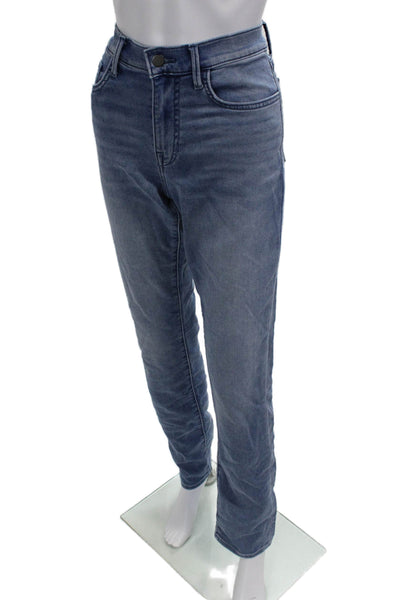 Joes Unisex Straight Jeans Blue Button Mid Rise Size 29
