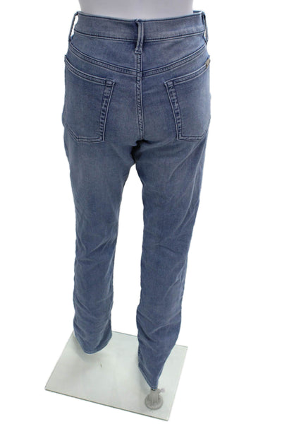 Joes Unisex Straight Jeans Blue Button Mid Rise Size 29