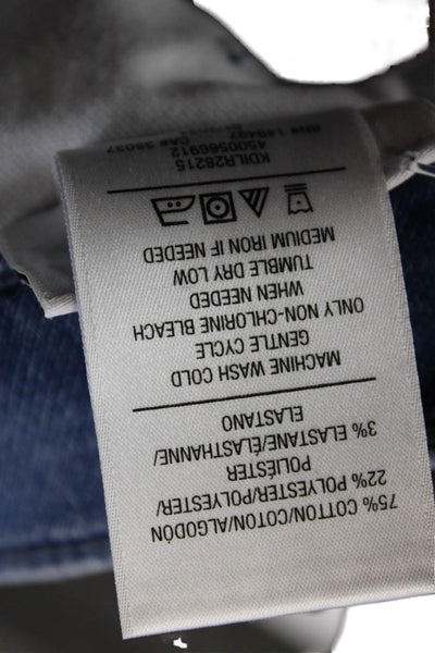Joes Unisex Straight Jeans Blue Button Mid Rise Size 29