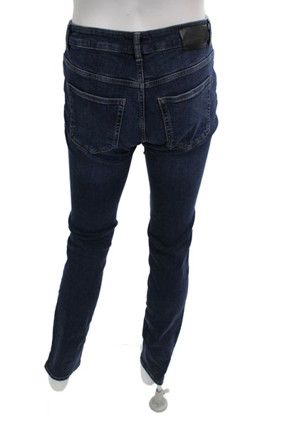DL1961 Mens Skinny Dark Blue Jeans Button 93% Cotton Size 29