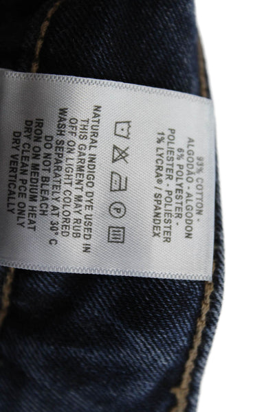 DL1961 Mens Skinny Dark Blue Jeans Button 93% Cotton Size 29