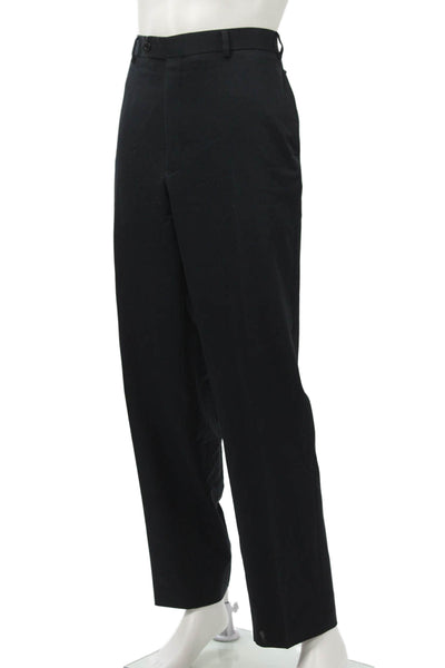 Brooks Brothers Men Dress Pants Black Button Solid Big & Tall Size 42