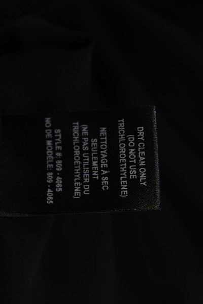 Nanette Lepore Womens A-Line Maxi Dress Black Sleeveless Round Neck Size M