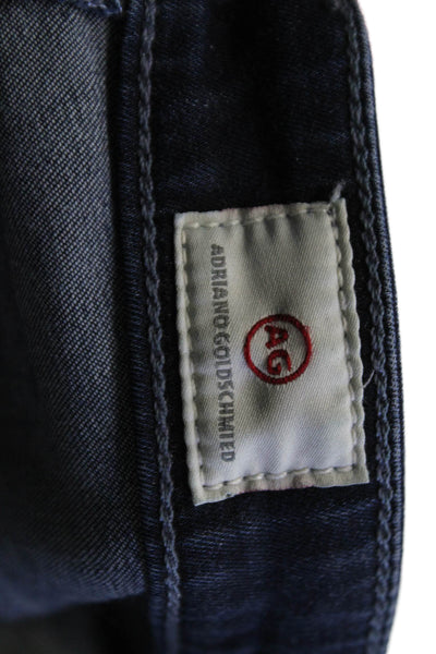 AG Adriano Goldschmied Women Ankle Skinny Jeans Dark Blue Mid Rise Size 26