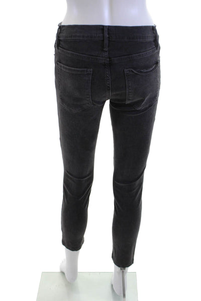 Frame Denim Womens Dark Gray Ankle Skinny Jeans Size 27