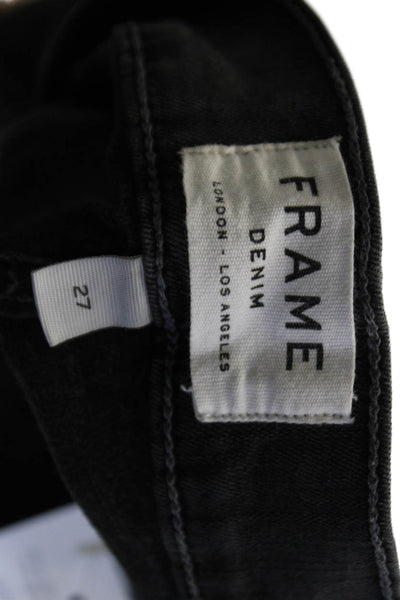 Frame Denim Womens Dark Gray Ankle Skinny Jeans Size 27