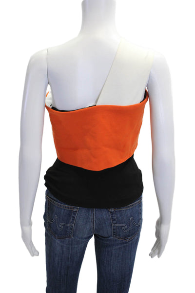 Rosetta Getty Women Cropped Jersey Tank Black Sleeveless Size S