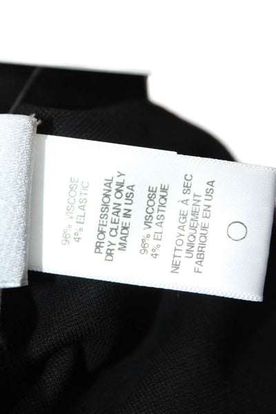 Rosetta Getty Women Cropped Jersey Tank Black Sleeveless Size S