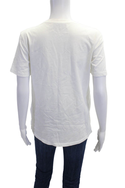 Etre Cecile Women Jersey Graphic Cotton Crewneck Short Sleeve T-Shirt Size M