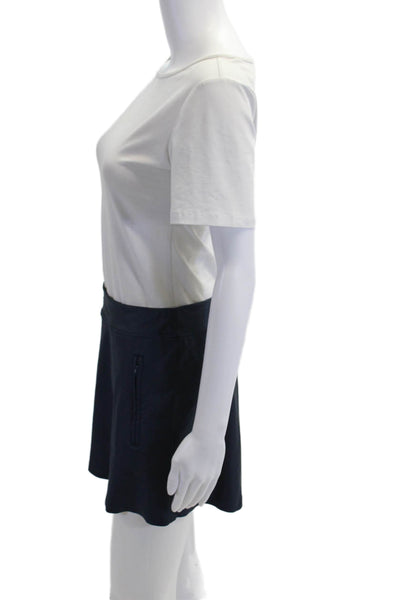 G/Fore Women Mini Skort Dark Blue Solid Stretch Size XS