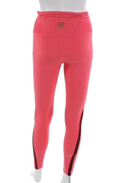 New Balance x Bandier Women Pink Ankle Jeggings Nylon Blend Solid Size S
