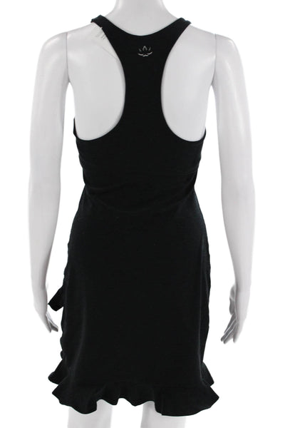 Beyond Yoga Womens Black High Neck Sleeveless Tank Dress Short Size XS