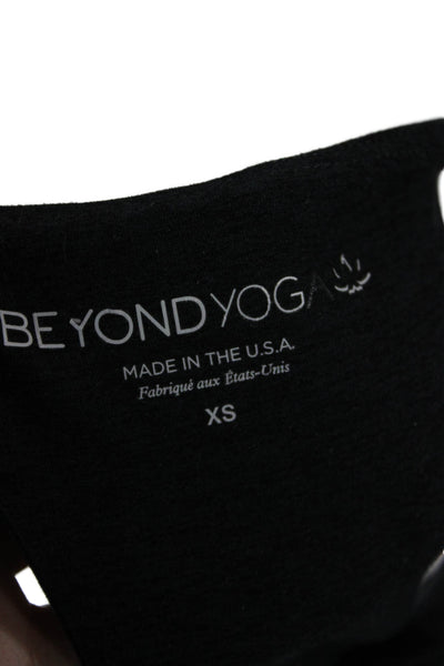 Beyond Yoga Womens Black High Neck Sleeveless Tank Dress Short Size XS