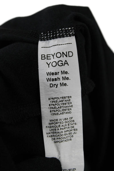 Beyond Yoga Womens Black High Neck Sleeveless Tank Dress Short Size XS