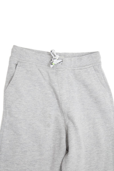 Crewcuts Boys Cotton Blend Drawstring Waist Tapered Sweatpants Gray Size M