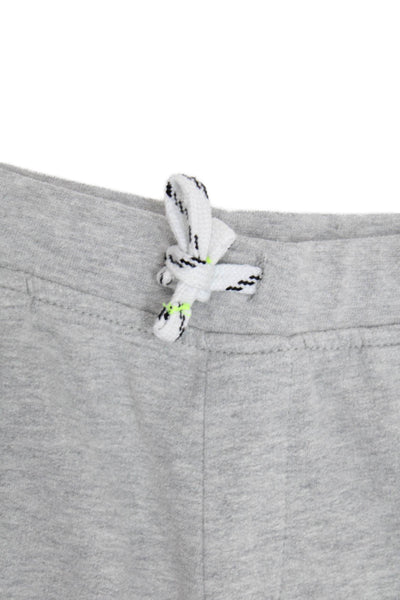 Crewcuts Boys Cotton Blend Drawstring Waist Tapered Sweatpants Gray Size M