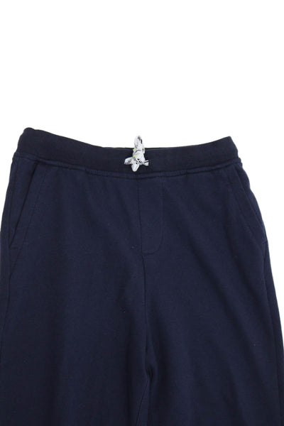 Crewcuts Boys Cotton Blend Drawstring Waist Tapered Sweatpants Navy Size L