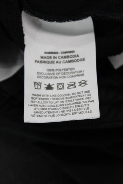 Nike Boys Solid Stretch Waist Tapered Sweatpants Black Size S