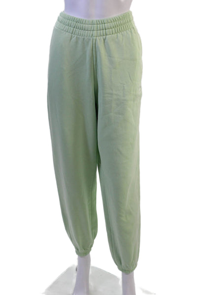 Adidas Unisex 90s Green Jogger Sweatpants Cotton Blend Size M