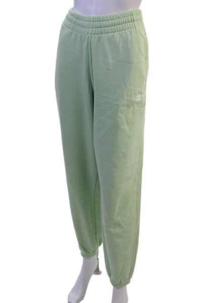 Adidas Unisex 90s Green Jogger Sweatpants Cotton Blend Size M
