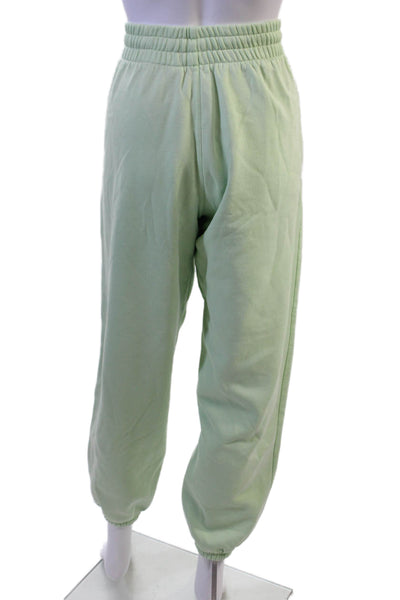 Adidas Unisex 90s Green Jogger Sweatpants Cotton Blend Size M