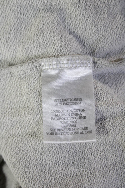 Z Supply Womens Pullover Sweatshirt Gray Cotton Long Sleeve Size S