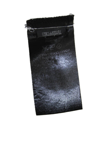 Tibi Women Tunic Blouse White V-Neck Sleeveless Button Cotton Designer Size 2