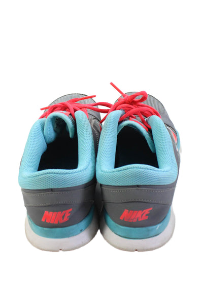 Nike Womens Flex Experience Lace-Up Running Sneakers Gray Size 8.5