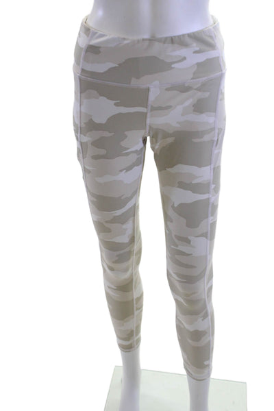 Athleta Women Ankle Camo Beige Leggings Size S