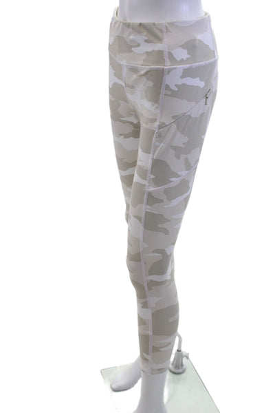 Athleta Women Ankle Camo Beige Leggings Size S
