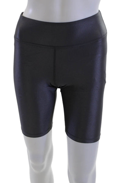 Carbon 38 Unisex Biker Shorts Black Nylon Lycra Size S