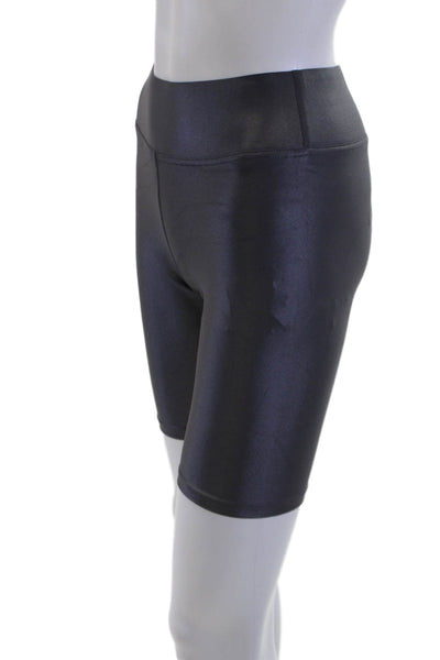 Carbon 38 Unisex Biker Shorts Black Nylon Lycra Size S