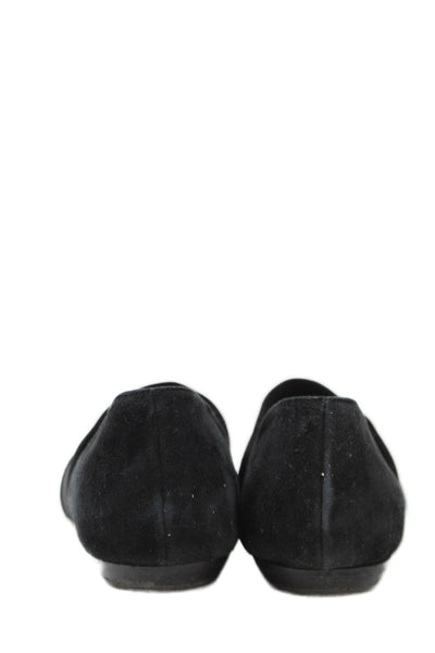 Eileen Fisher Womens Pointed Toe Slip On Casual Flats Black Size 8