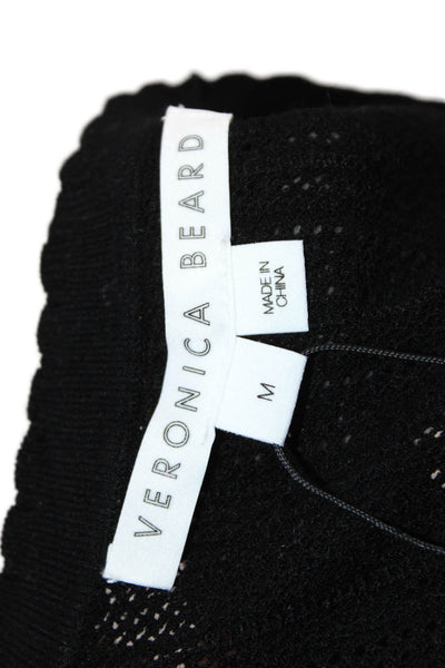Veronica Beard Women Basic Black Tank Crewneck Size M