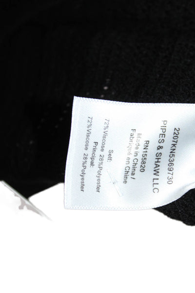 Veronica Beard Women Basic Black Tank Crewneck Size M