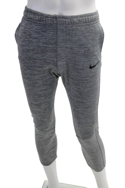 Nike Mens Cropped Jogger Sweatpants Gray Size XL