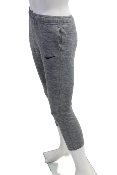 Nike Mens Cropped Jogger Sweatpants Gray Size XL