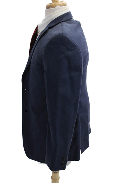 Hart Schaffner Marx Childrens Boys Blazer Jacket Blue Wool Size 19