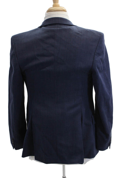 Hart Schaffner Marx Childrens Boys Blazer Jacket Blue Wool Size 19