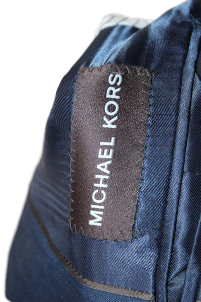 Michael Kors Childrens Boys Two Button Blazer Jacket Blue Wool Size 18 Regular