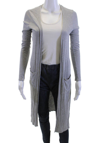 Spiritual Gangster Womens Gray Boho Cardigan Sweater Long Sleeve Size XS
