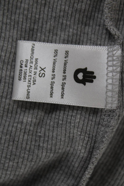 Spiritual Gangster Womens Gray Boho Cardigan Sweater Long Sleeve Size XS