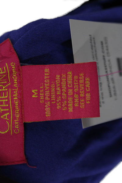 Catherine Catherine Malandrino Women Tank Shift Tunic Blue Sleeveless Size M