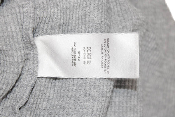 TNA Womens Cropped Long Sleeve Crew Neck Gray Top Size XL