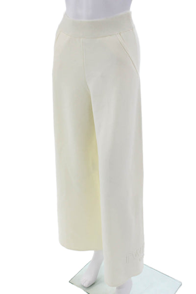 Twinset Women Sweatpants White Viscose Polyester Size XS