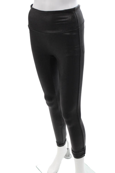 Spanx Womens Ankle Jeggings Black Nylon Blend Petite Size M