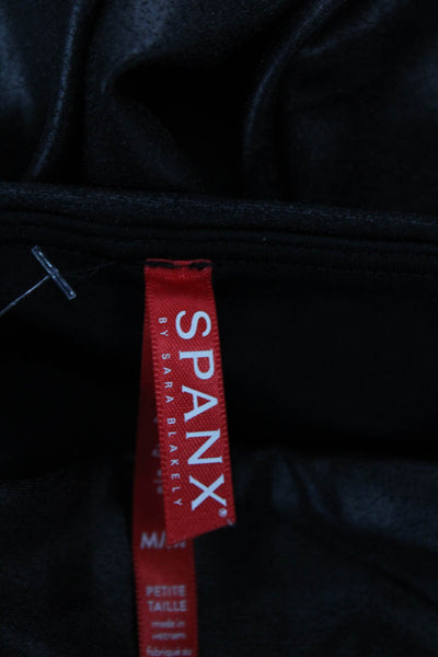 Spanx Womens Ankle Jeggings Black Nylon Blend Petite Size M